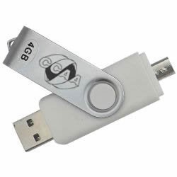 Pen Drive Personalizado com Micro USB para Smartphone