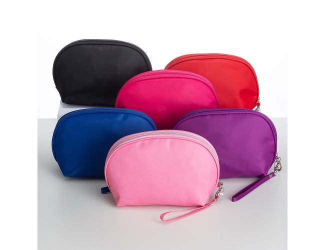 Necessaire Nylon Impermevel Rosa