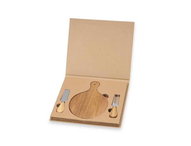 Kit Queijo 3 Peças com Estojo