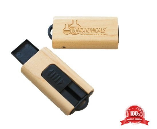 Pen Drive Madeira Personalizado para Brindes