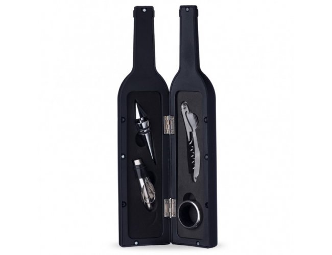 Kit Vinho Garrafa 4 peças