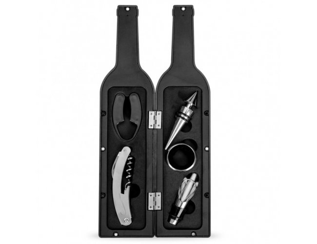 Kit Vinho Garrafa 5 peças